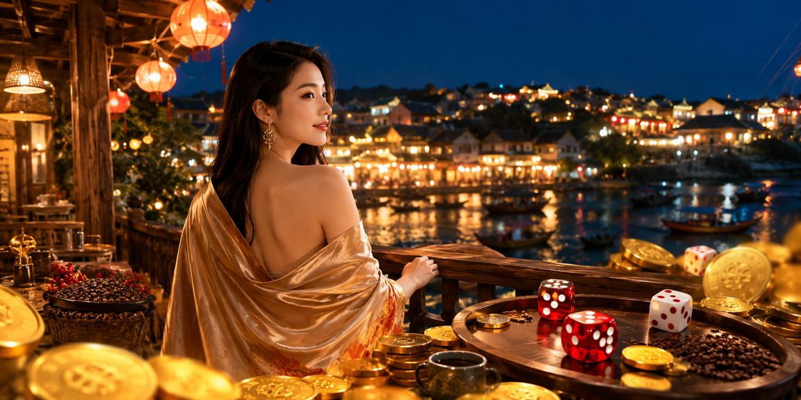 Người chơi tại Mũi Né thưởng thức cà phê buổi sáng trong khi xem kèo tài xỉu trên điện thoại